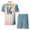 Officiële Voetbalshirt + Korte Broek Manchester City Rodrigo 16 Vierde 2024-25 - Kids